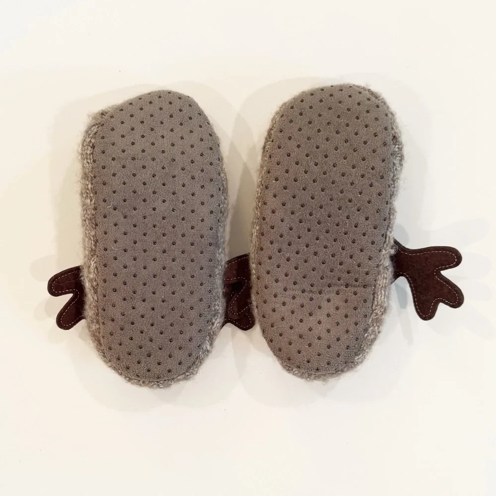 Kids Reindeer Slippers